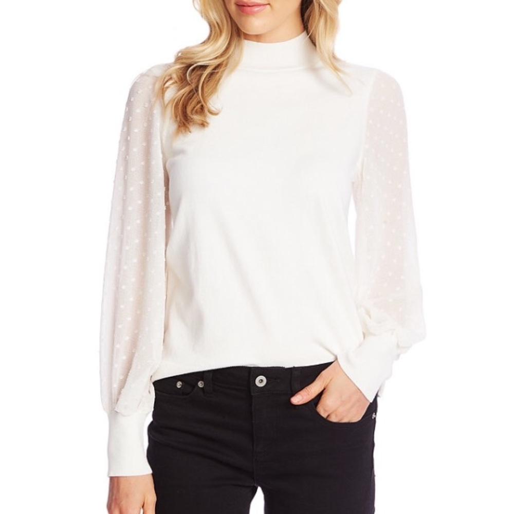 CeCe Mockneck Sweater Size XL